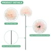 Unique Bargains Artificial Chrysanthemum Ball Flowers Silk Bouquets Real Touch 11 Inch 30 Pcs - 2 of 4