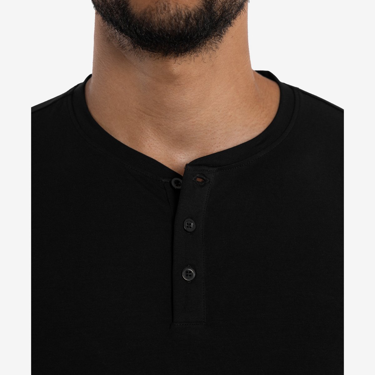 Мужские футболки X RAY Men's V-Neck & Henley Long Sleeve T-Shirt in BLACK Size Small — фото 6