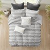 3Pcs Duvet Set, Farmhouse Bedding Set, Cotton Bed Comforter - 3 of 4