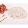 REGALWOVEN Farmhouse Cotton Rope Wipe Clean Placemats 4 Pcs - 4 of 4