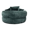 Maliang Lazy Sofa, Back Bean Bag Chair Couch With Three Pillows, Single Gaming Sofa Chair For Living Room, Bedroom - 4 of 4