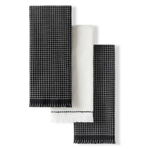 KITCHENAID Gourmet Series Gridlines Kitchen Towels 3-Pack Set - 1 of 4