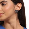 SOHI Women's Flora Heart Stud Earrings - 4 of 4