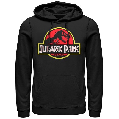 Men's Jurassic Park Bold Classic Logo Pull Over Hoodie : Target