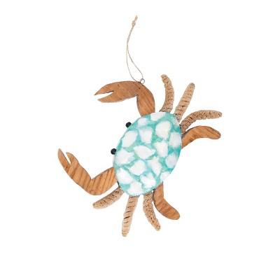 Gallerie II Mosaic Crab Christmas Xmas Ornament