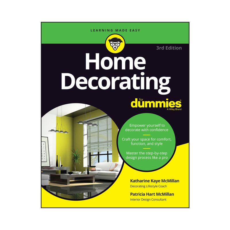 Home Decorating for Dummies - 3rd Edition by  Patricia Hart McMillan & Katharine Kaye McMillan (Paperback), 1 of 2