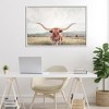 Stupell Industries Longhorn Portrait Open Meadow Framed Giclee Art - 3 of 4