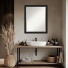 Amanti Art Downton Black Beveled Wood Framed Bathroom Vanity Wall Mirror - 4 of 4