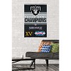 Trends International NFL Las Vegas Raiders - Champions 23 Unframed Wall Poster Prints - 2 of 4