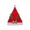 Unique Bargains Christmas Hat Adult Large Antler Christmas Hat Polyester 11.42"x15.35" 1 Pc - 4 of 4