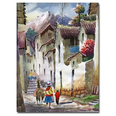 Trademark Fine Art -Jimenez 'Cuzco I' Canvas Art