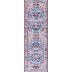 Tucson TSN115 Power Loomed Machine Washable Area Rug  - Safavieh - 1 of 4