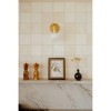 Petal Lane 8"x10" Hedyotis Ridged Brass Framed Wall Art Brown - 3 of 4