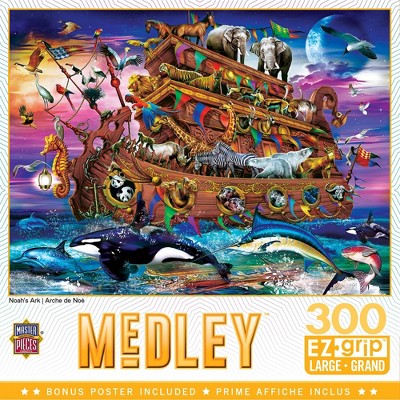 MasterPieces Medley Puzzles Collection - Noah's Arc 300 Piece EZ Grip Jigsaw Puzzle