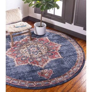 Unique Loom Utopia Helios Border Indoor Woven Area Rug - 1 of 4