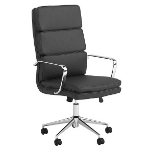 NicBex Adjustable Height High-Back Office Chairs with Universal Wheels for Work Study - 1 of 4