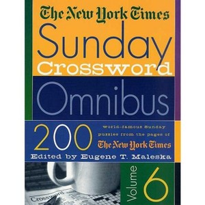 The New York Times Sunday Crossword Omnibus - (New York Times Sunday Crossword Puzzles) (Paperback) - 1 of 1