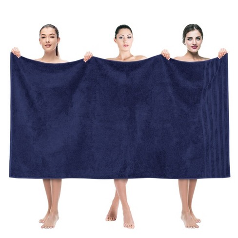 SussexHome Hotel-Quality 4 x Large Bath Towels - Ultra-Absorbent