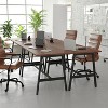 Flash Furniture Redmond Commercial 60x24 Conference Table with 1" Thick Double Sided Laminate Table Top with PVC Edging and Heavy Duty A-Frame Steel Base - 2 of 4