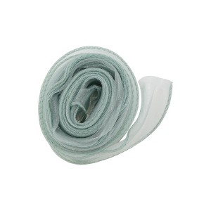 Unique Bargains Ribbon Plain Fishtail Organza Simple Style Polyester 354.33"x1.57" 1Pcs - 1 of 3