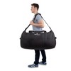 Bear & Bark Extra Large Duffle Bag - Black 46"x20" - 236.8L - Canvas Military and Army Cargo Style Duffel Tote for Men and Women - 2 of 4