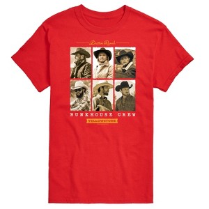 Yellowstone Bunkhouse Crew Short Sleeve Graphic T-Shirt - Red - 6X Big and Tall - 1 of 4