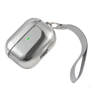 Insten Case Compatible with AirPods Pro - Glitter Plating Cover with Hand Strap - 1 of 4