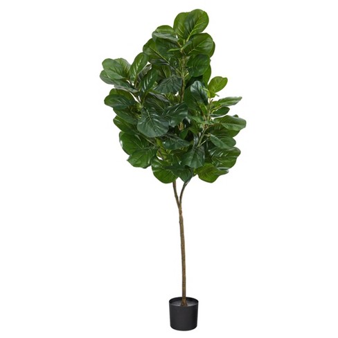 Nearly Natural 6-ft Fiddle Leaf Fig Artificial Tree - image 1 of 4