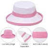 Solaris Women's Cotton Packable Bucket Hat, Wide Brim Bucket Hat for Women, UPF 50 Reversible Women Hat for Garden Party, Beach, Travel - 2 of 4