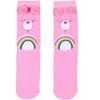Care Bears Socks Women's Cheer Bear Design Pom-Pom Crew Socks Size 9-11 - 2 of 4