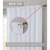 HLC.ME Hamilton 100% Full Blackout Lined Thermal Insulated Soundproof Window Curtain Rod Pocket Back Tab Panels, Set of 2 - 2 of 4