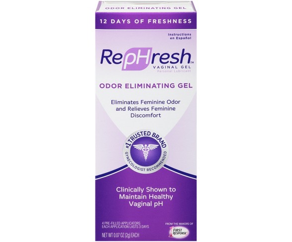 RepHresh Odor Eliminating pH Balancing Gel - 4ct
