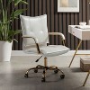 Patrizia Tufted Ergonomic office task chair High Back Executive Swivel Chair for Living Room and Office Room| ARTFUL LIVING DESIGN - 2 of 4