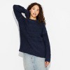 Women's Crewneck Oversized Boucle Pullover Holiday Sweater - Wild Fable™ - 2 of 3