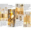 20" Luxury Dimmable Round K9 Crystal Ceiling Light Modern Chandeliers - 4 of 4