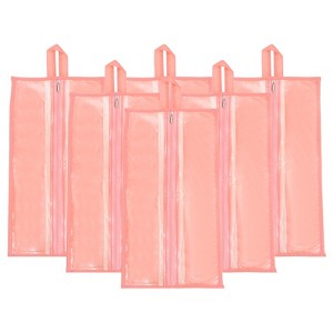 Unique Bargains Waterproof Outdoor Travel Portable Shoes Bags with Zipper 6 Pcs - 1 of 4