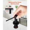VEVOR Soap Dispenser for Kitchen Sink, Stainless Steel Built in Sink Soap Dispenser with 17OZ Refillable Bottle, Countertop Dish Soap-Dispenser,Black - 4 of 4