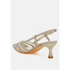 Daldra Kitten Heel Slingback Sandals - 3 of 4