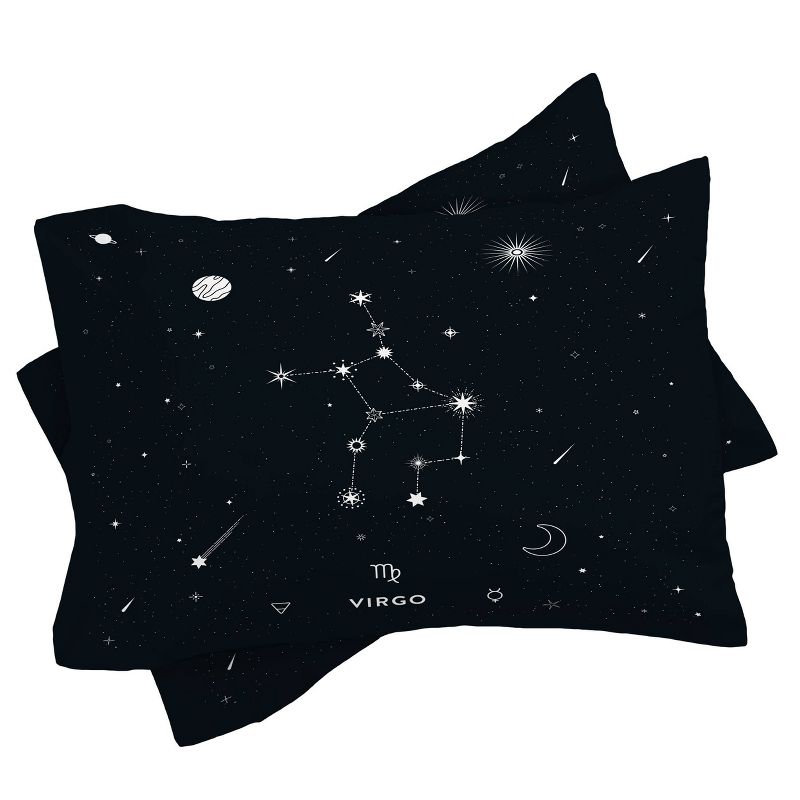 Cuss Yeah Designs Virgo Star Constellation Comforter Set - Deny Designs, 4 of 9