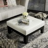Jordan Square Ottoman - HUD4079 - White - Safavieh Couture - 2 of 4