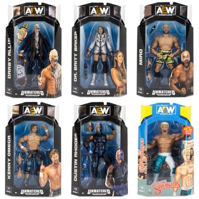 AEW Unmatched Series 1 Set of 6 Action Figures