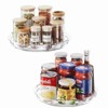 LunaLulinlk 2 Pack 9 inch Rotating Lazy Susan Organizer,Turntable Non-Skid Rack for Kitchen, Fridge, Bathroom - 2 of 4