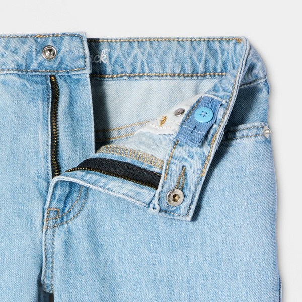 Jeans de tiro medio de pierna recta para niñas - Cat & Jack™ 6