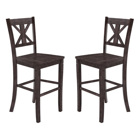 Farmhouse bar stools set of online 3