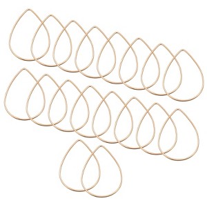 Unique Bargains Copper DIY Jewelry Making Wide Usage Easy to Use Beading Hoop Earrings 60Pcs - 1 of 4