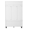4-in-1 Entryway Bench with Coat Rack, Cushion and 4 Sturdy Hooks, 47.2'' Wide Hall Tree with Storage Bench - 3 of 4