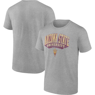 NCAA Arizona State Sun Devils Men's Short Sleeve Gray T-Shirt