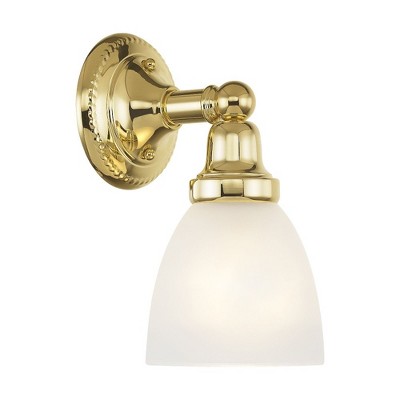 Livex Lighting Classic 1 - Light Vanity in  Polished Brass