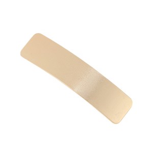 Unique Bargains Elegant Rectangle Hair Clips Gold Tone 1 Pc - 1 of 4