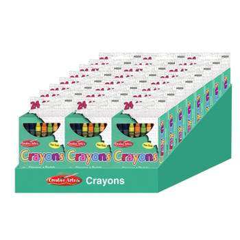 Factis Crayon Set, Assorted Colors, Set of 24